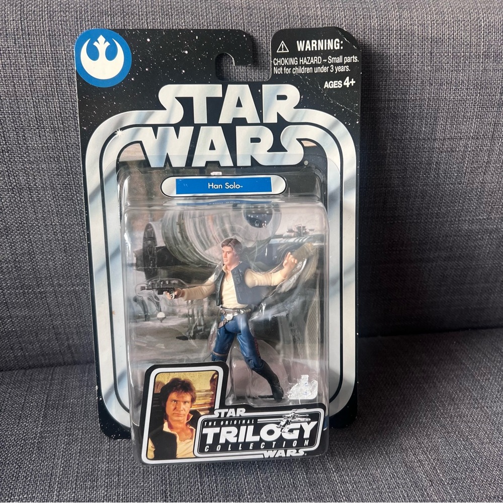 Star Wars Han Solo Action Figure 2004 new in box good condition Hasbro